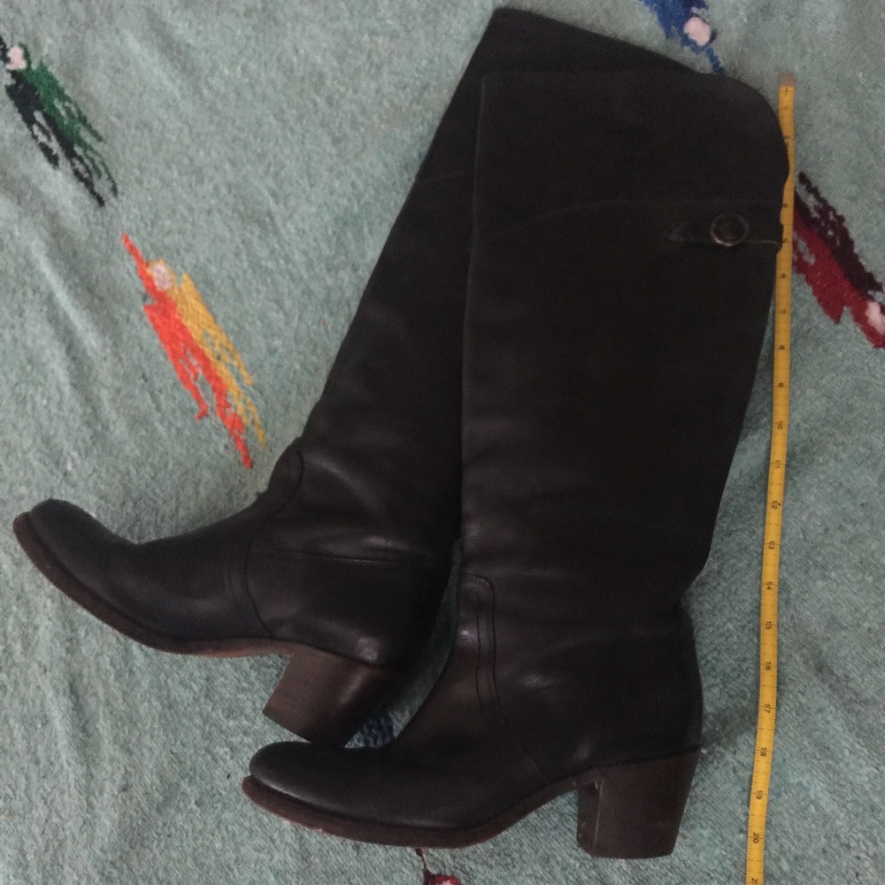 Black Frye tall boots sz 9B